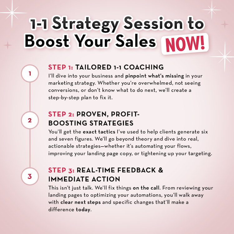 Business Profit Accelerator: 1-1 Strategy Session to Boost Your Sales NOW