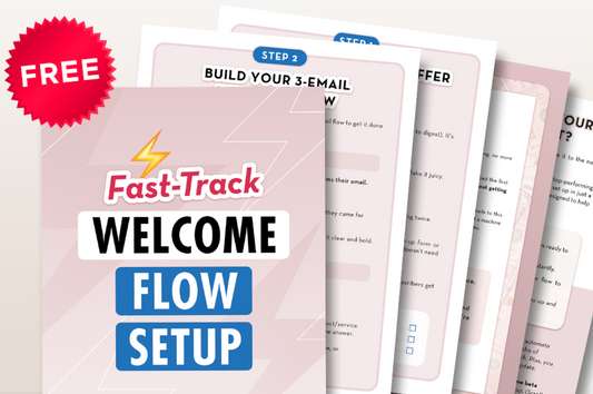 The Easiest Way to Set Up Your First Welcome Email Flow (Free Template Inside)