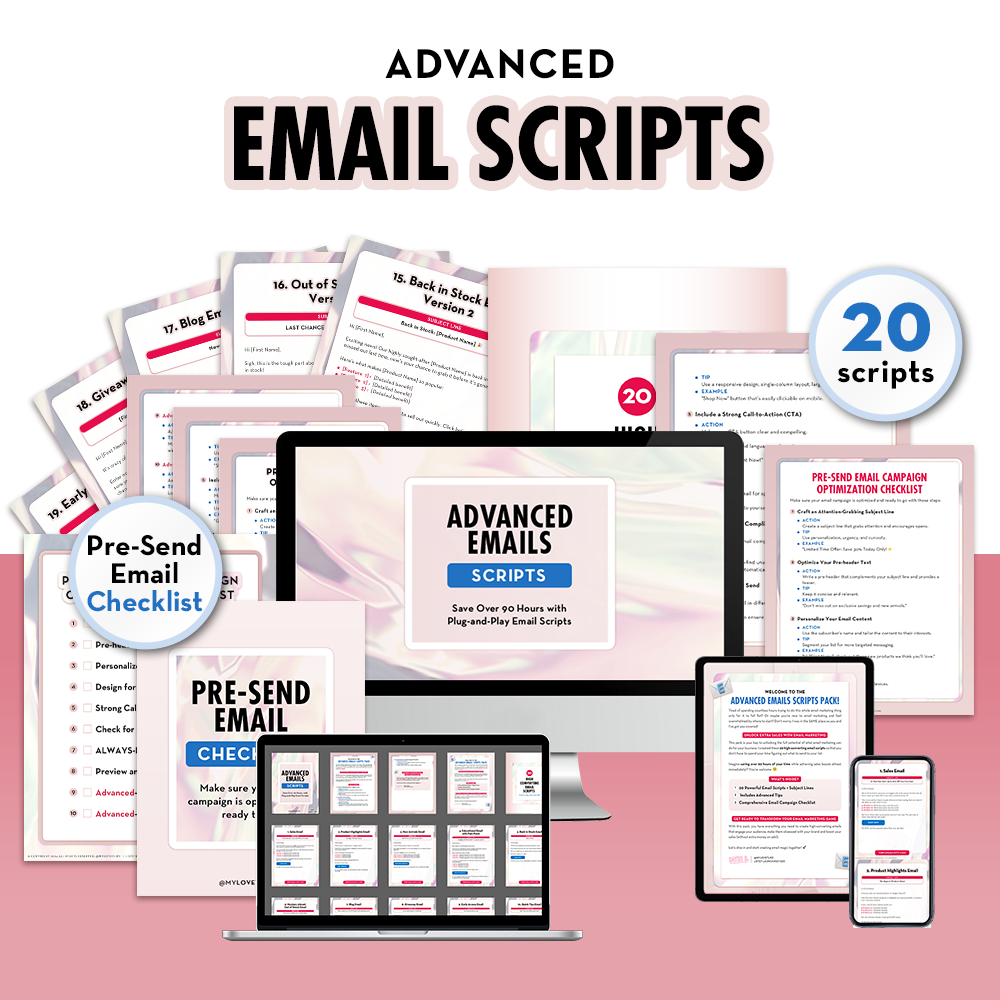 Advanced Email Scripts Pack